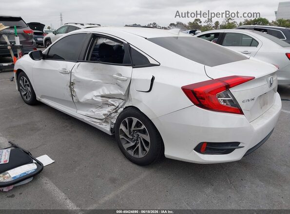 19XFC2F76JE207163 2018 HONDA CIVIC Белый Задняя левая четверть