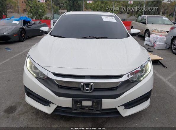 19XFC2F76JE207163 2018 HONDA CIVIC Белый Вид щитка приборов
