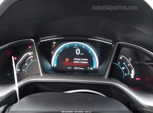 19XFC2F76JE207163 2018 HONDA CIVIC Белый Вид задних сидений