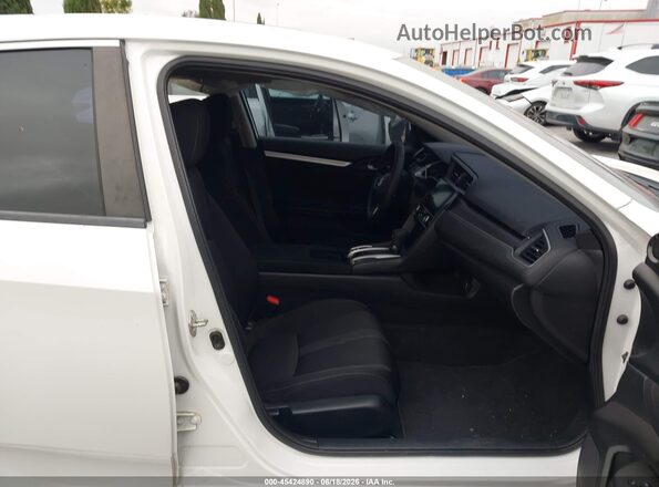 19XFC2F76JE207163 2018 HONDA CIVIC Белый Вид салона спереди