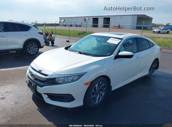 19XFC2F77GE053216 2016 HONDA CIVIC Белый Передняя левая четверть