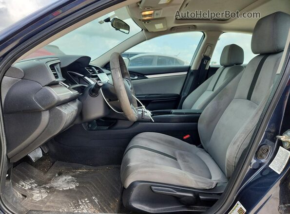 19XFC2F77GE054110 2016 HONDA CIVIC Blue Widok wnętrza z przodu