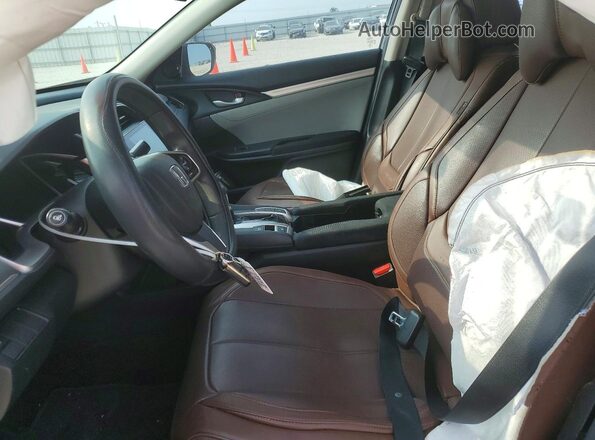 19XFC2F77GE059923 2016 HONDA CIVIC Charcoal Вид салону спереду