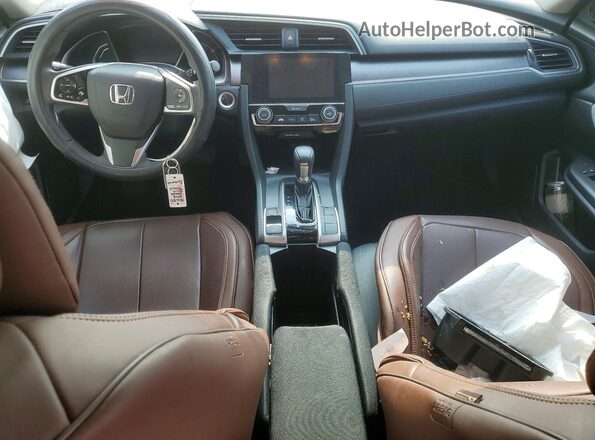 19XFC2F77GE059923 2016 HONDA CIVIC Charcoal Вид панелі приладів