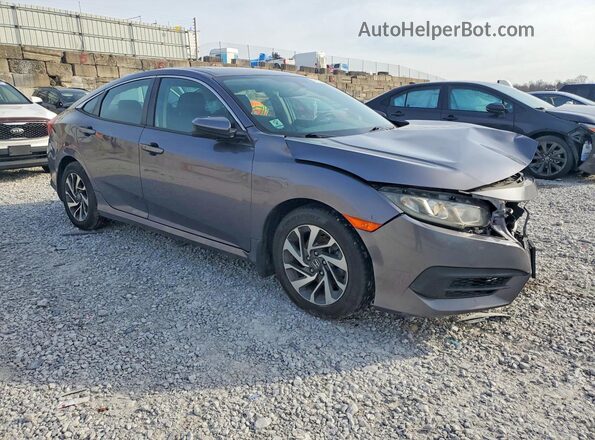 19XFC2F77GE064393 2016 HONDA CIVIC Gray 