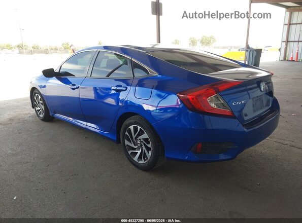 19XFC2F77GE098642 2016 HONDA CIVIC Blue Trasero izquierdo