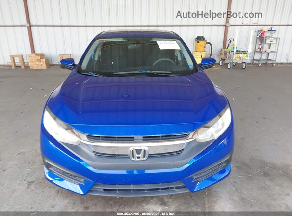 19XFC2F77GE098642 2016 HONDA CIVIC Blue Vista del cuadro de instrumentos