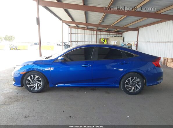 19XFC2F77GE098642 2016 HONDA CIVIC Blue Vista interior de 360 grados