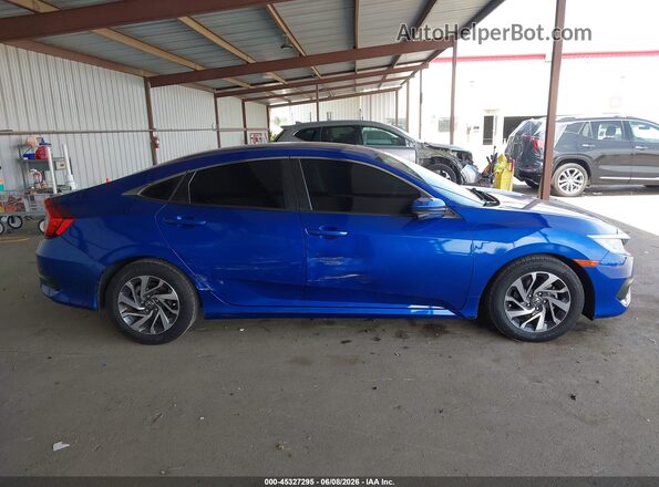 19XFC2F77GE098642 2016 HONDA CIVIC Blue Vista interior trasera
