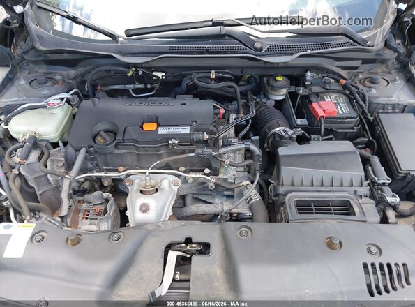 19XFC2F77GE202787 2016 HONDA CIVIC Gray Vista trasera