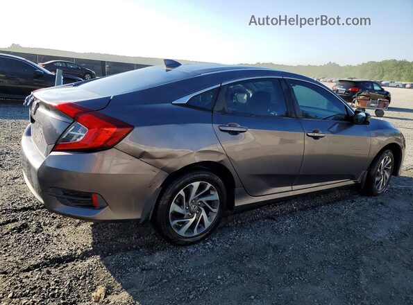 19XFC2F77HE013610 2017 HONDA CIVIC Gray Tył prawy