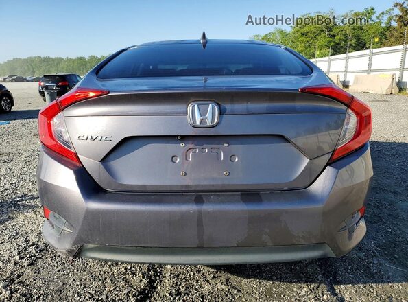 19XFC2F77HE013610 2017 HONDA CIVIC Gray Widok z tyłu