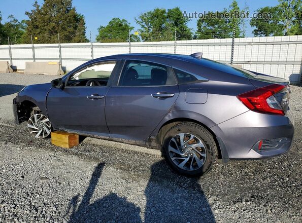 19XFC2F77HE013610 2017 HONDA CIVIC Gray Tył lewy