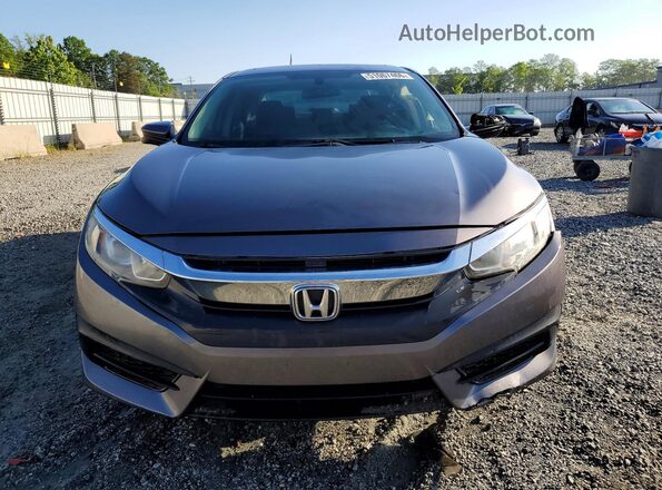 19XFC2F77HE013610 2017 HONDA CIVIC Gray Widok z przodu