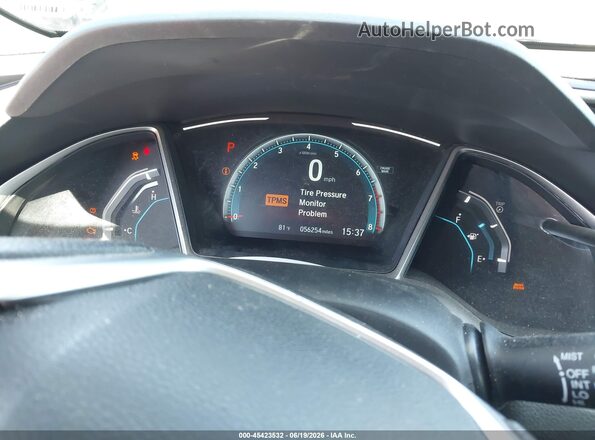 19XFC2F77HE024705 2017 HONDA CIVIC Brown Rear seats view