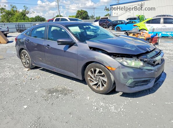 19XFC2F77HE033050 2017 HONDA CIVIC Gray 