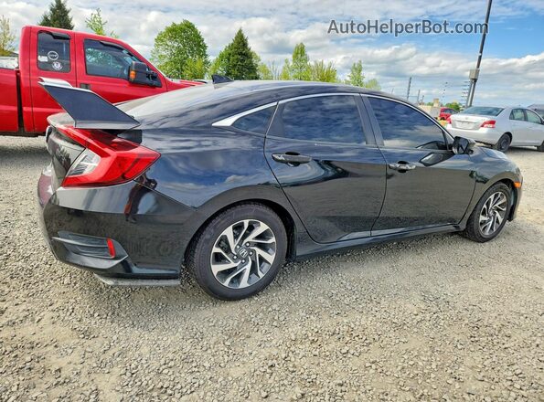 19XFC2F77HE212477 2017 HONDA CIVIC Black Հետևի աջ