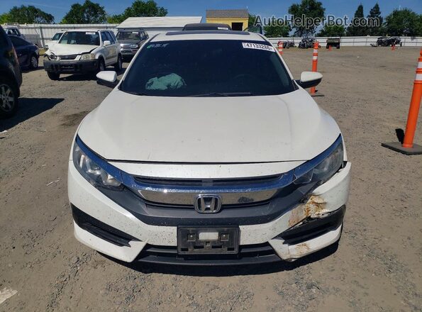 19XFC2F77HE231112 2017 HONDA CIVIC White Widok z przodu