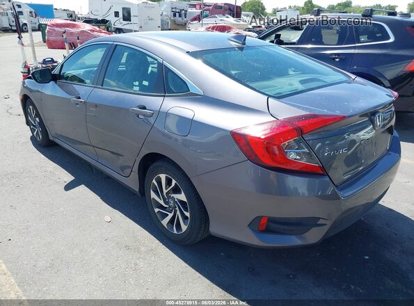 19XFC2F77JE004069 2018 HONDA CIVIC Gray Հետևի ձախ