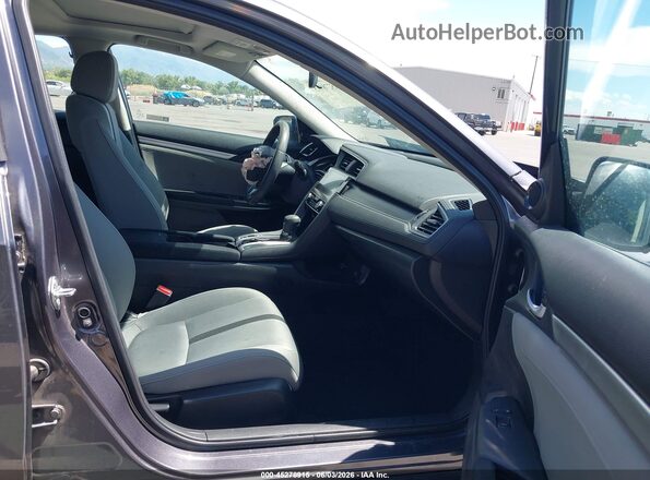 19XFC2F77JE004069 2018 HONDA CIVIC Gray Սալոնի դիմացի տեսք