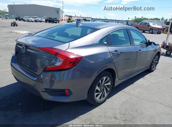 19XFC2F77JE004069 2018 HONDA CIVIC Gray Հետևի աջ