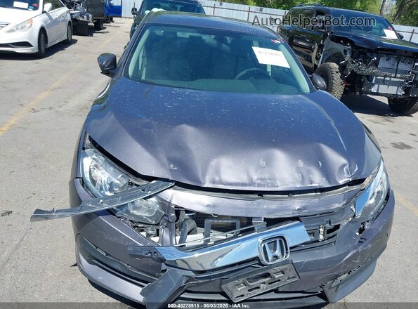 19XFC2F77JE004069 2018 HONDA CIVIC Gray Դիմացի տեսք