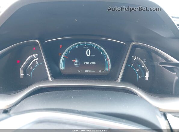 19XFC2F77JE004069 2018 HONDA CIVIC Gray Հետևի նստատեղերի տեսք