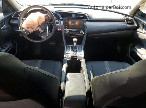 19XFC2F77JE024287 2018 HONDA CIVIC Silver წინა პანელის ხედი