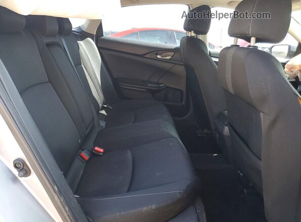19XFC2F77JE024287 2018 HONDA CIVIC Silver უკანა სავარძლების ხედი