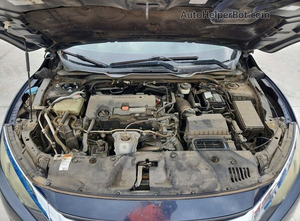 19XFC2F78GE071188 2016 HONDA CIVIC Charcoal უკანა სალონის ხედი