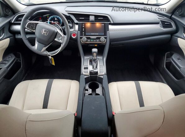 19XFC2F78GE085639 2016 HONDA CIVIC Белый Вид панели приборов
