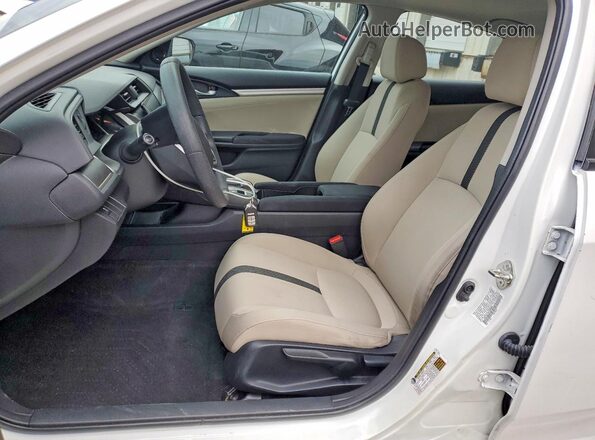 19XFC2F78GE085639 2016 HONDA CIVIC Белый Вид салона спереди