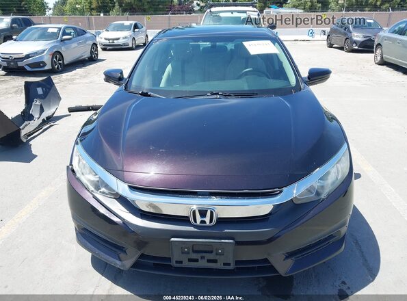19XFC2F78GE228945 2016 HONDA CIVIC Black ხელსაწყოთა პანელის ხედი