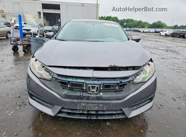 19XFC2F78GE249990 2016 HONDA CIVIC Gray Front view