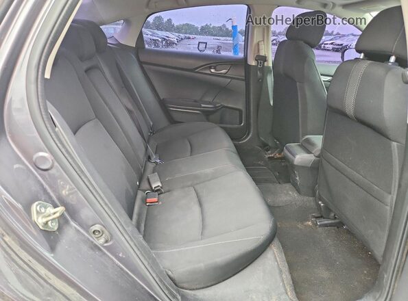 19XFC2F78GE249990 2016 HONDA CIVIC Gray Rear seats view