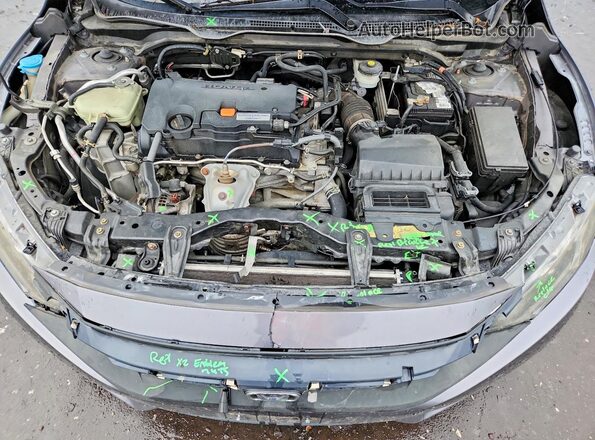 19XFC2F78GE249990 2016 HONDA CIVIC Gray Rear interior view