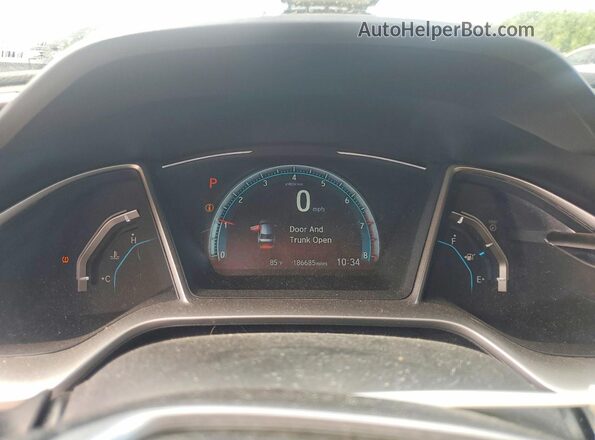 19XFC2F78HE024809 2017 HONDA CIVIC White Вид щитка приладів