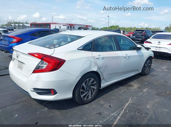 19XFC2F78JE015033 2018 HONDA CIVIC Белый Задняя правая четверть