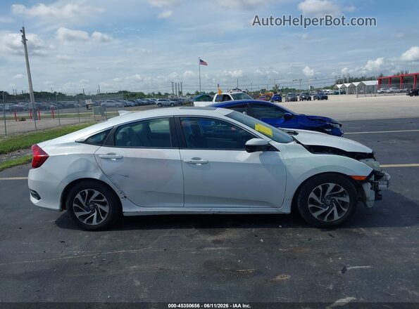 19XFC2F78JE015033 2018 HONDA CIVIC Белый Вид задней части салона