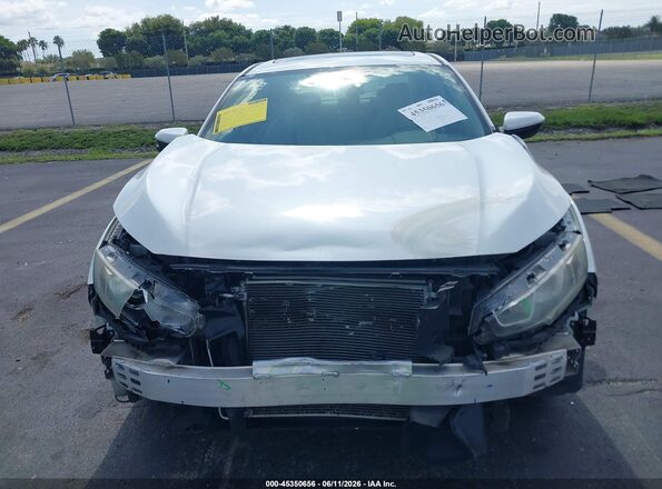 19XFC2F78JE015033 2018 HONDA CIVIC Белый Вид щитка приборов