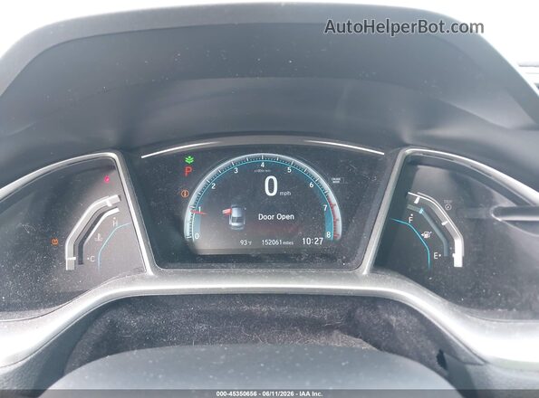 19XFC2F78JE015033 2018 HONDA CIVIC Белый Вид задних сидений