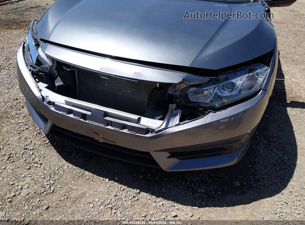 19XFC2F78JE022354 2018 HONDA CIVIC Gray Դիմացի տեսք