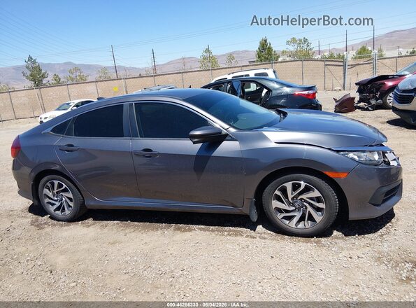 19XFC2F78JE022354 2018 HONDA CIVIC Gray Սալոնի հետևի տեսք