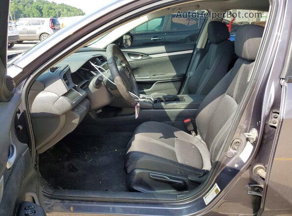 19XFC2F79GE048664 2016 HONDA CIVIC Серый Вид салона спереди