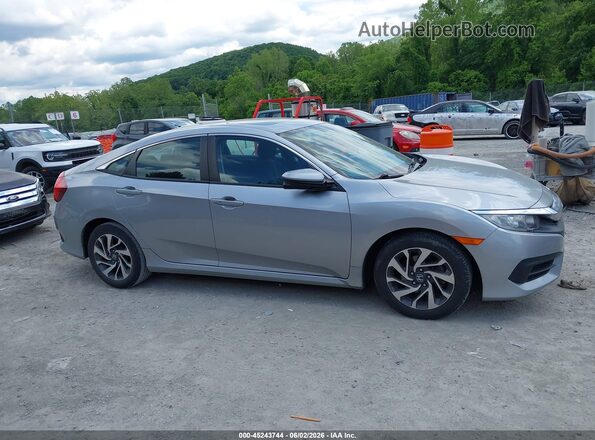 19XFC2F79GE053296 2016 HONDA CIVIC Silver უკანა სალონის ხედი