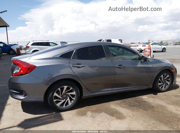19XFC2F79HE003466 2017 HONDA CIVIC Gray უკანა სალონის ხედი