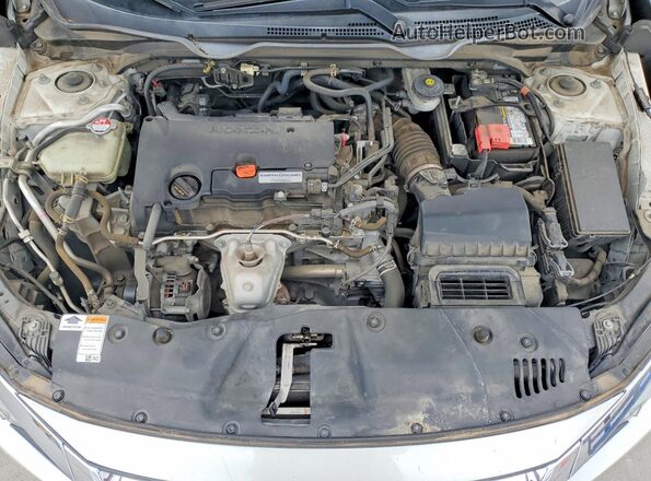 19XFC2F79HE038220 2017 HONDA CIVIC Белый Вид задней части салона