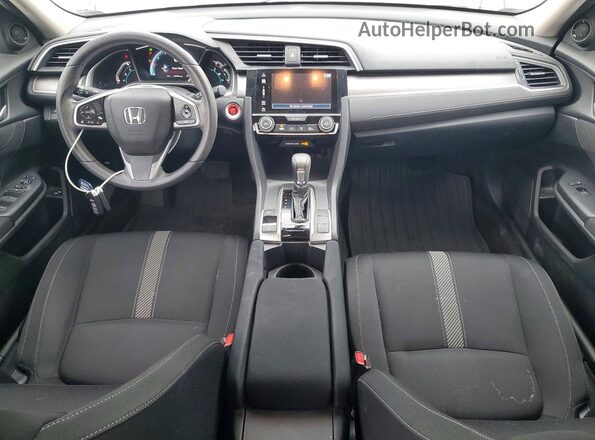 19XFC2F79HE038220 2017 HONDA CIVIC Белый Вид панели приборов