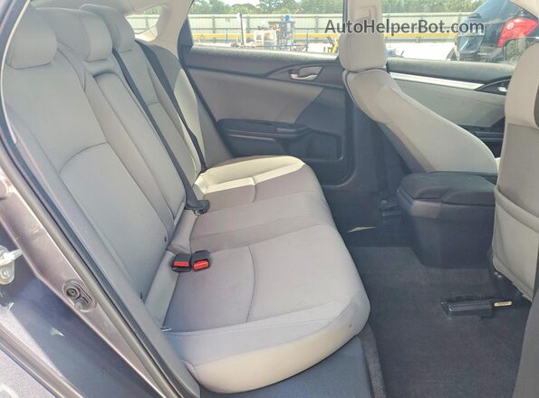 19XFC2F79HE044132 2017 HONDA CIVIC Gray Rear seats view