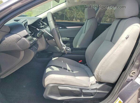 19XFC2F79HE044132 2017 HONDA CIVIC Gray Front interior view
